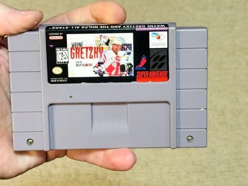 Wayne Gretzky NHLPA All-Stars (Super Nintendo, SNES) Game - Authentic - Tested