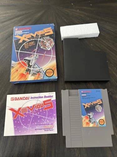 Nintendo NES Game Xevious The Avenger CIB Complete In Box