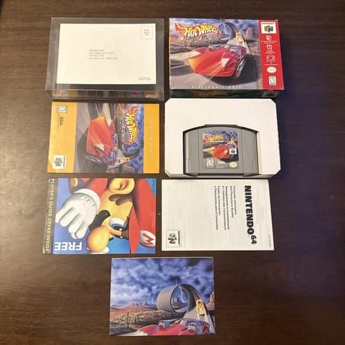 Hot Wheels Turbo Racing (Nintendo 64 N64) Complete W Reg - Tested - Authentic