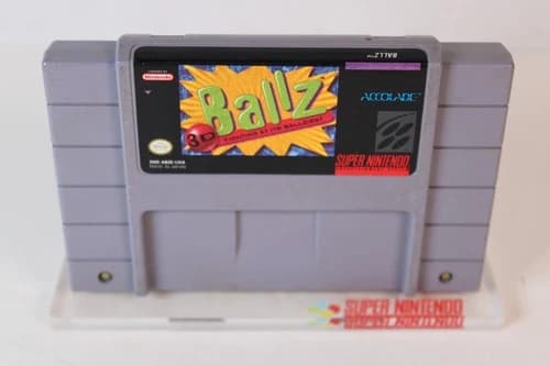 Ballz 3D (Super Nintendo SNES) Game Only, Authentic, Tested/works