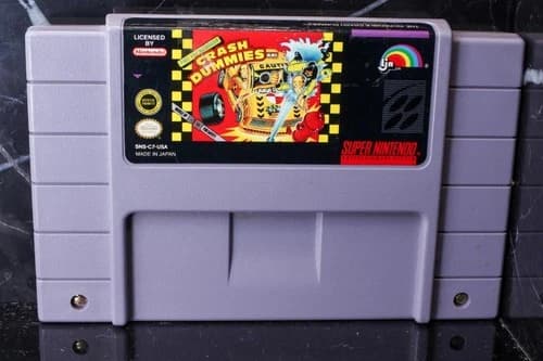 The Incredible Crash Dummies: Super Nintendo SNES Cleaned Tested And Working