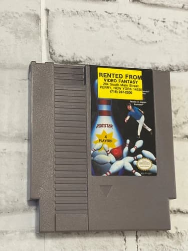 Nintendo NES Championship Bowling Cleaned and Tested Original Cartridge ONLY VGC