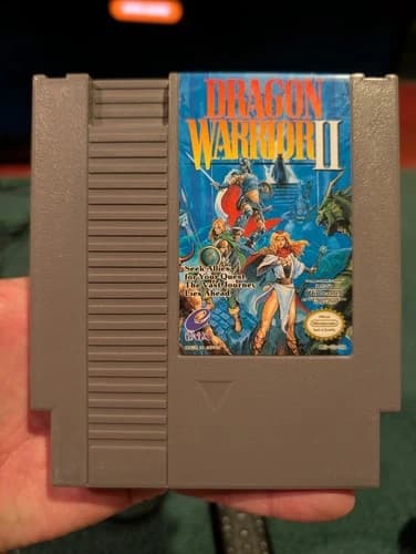 Dragon Warrior 2 NES Cart Only, Save States Tested And Works