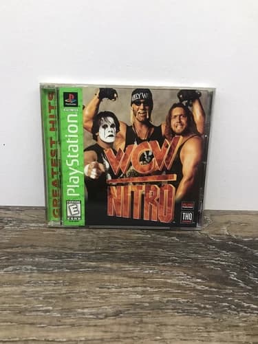 WCW Nitro Greatest Hits PlayStation 1 PS1 Tested And Works