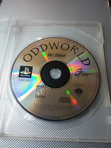 Oddworld: Abe's Oddysee (Sony PlayStation 1, 1997) DISC ONLY
