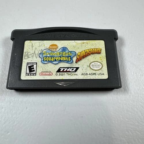 SpongeBob SquarePants: SuperSponge (GameBoy Advance GBA) TESTED