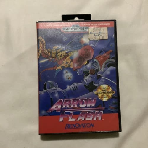Sega Genesis Game Arrow Flash Complete In Box