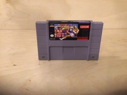 Street Fighter II Turbo SNES Super Nintendo Authentic Cartridge Tested & Working
