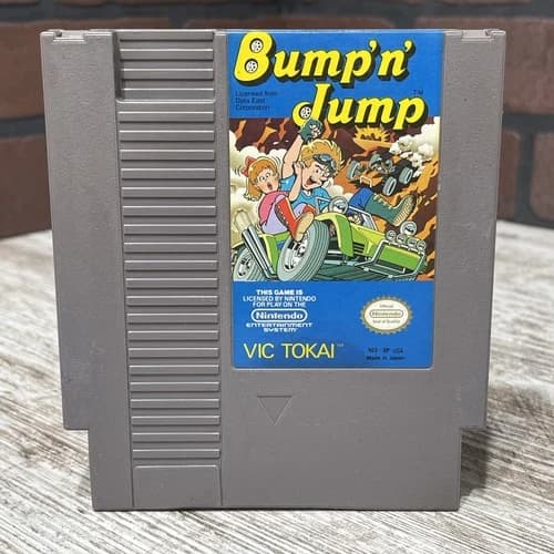 Bump 'n' Jump (Nintendo Entertainment System, 1988) Cartridge Tested —FAST SHIP!