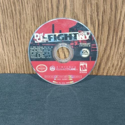 Def Jam Fight for NY Nintendo Gamecube Game Only Tested Working Authentic Rare
