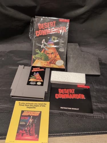 Desert Commander NES Nintendo Complete CIB