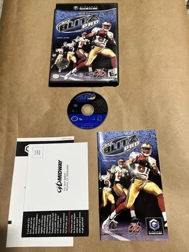 Nfl Blitz Pro Nintendo Gamecube Cib Complete Tested Disc Manual Reg Card