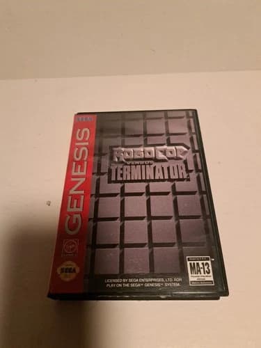 RoboCop vs the Terminator (Sega Genesis, 1993) TESTED RaRe Fun Game