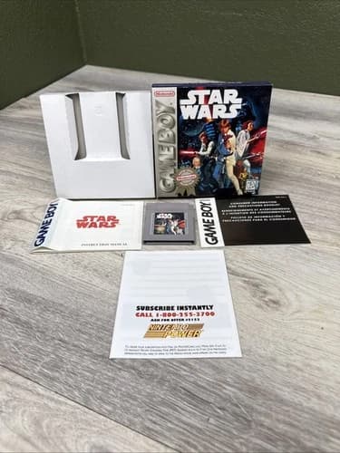Star Wars Players Choice Nintendo Game Boy 1996 W/ box and manual Excellent