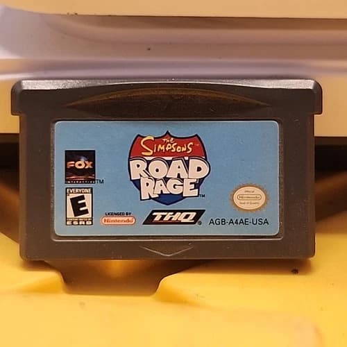 Simpsons Road Rage Authentic (Nintendo Game Boy Advance GBA) Cart Only