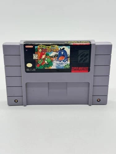 Super Mario World 2 Yoshi's Island Super Nintendo SNES Game Free Shipping
