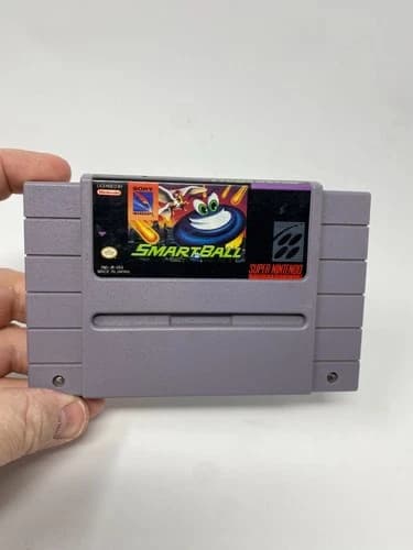 Super Nintendo Entertainment System Smart Ball SNES Cartridge Tested Working