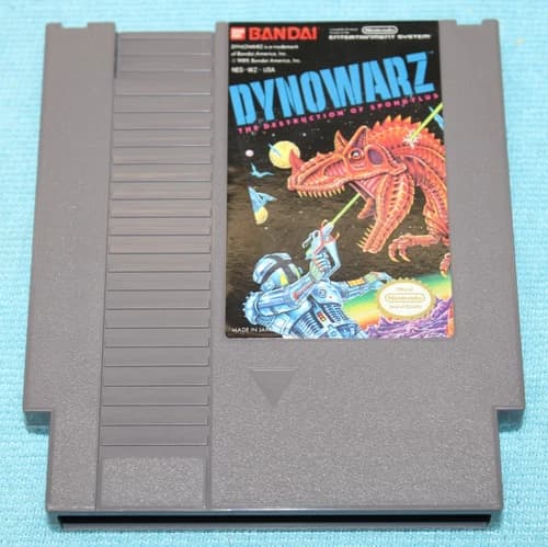 Dynowarz: The Destruction of Spondylus - Nintendo NES Video Game - Tested