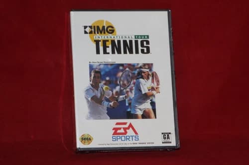 IMG International Tour Tennis (Sega Genesis, 1994) Authentic Game Cartridge