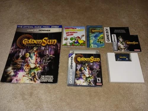 Nintendo Gameboy Advance GBA Golden Sun The Lost Age (2003) Authentic OEM CIB +