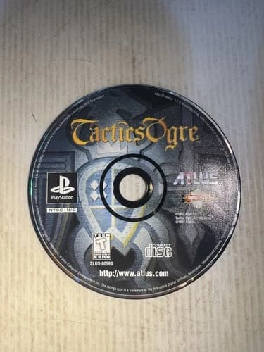 Tactics Ogre Sony Playstation 1 PS1 Disc Only Tested