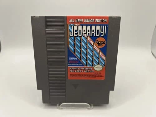 Jeopardy - Junior Edition (Nintendo Entertainment System, 1989) Tested Works NES