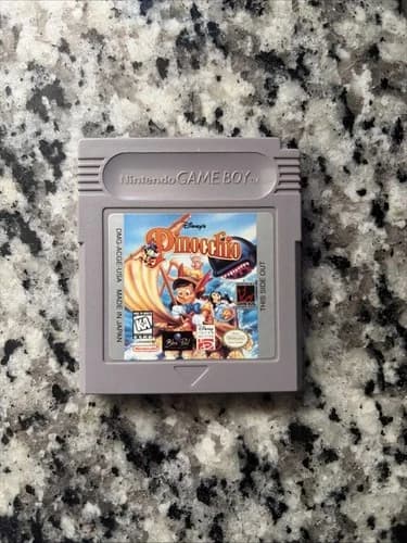 Disney's Pinocchio (Nintendo Game Boy, 1996) Cartridge Only Authentic & TESTED