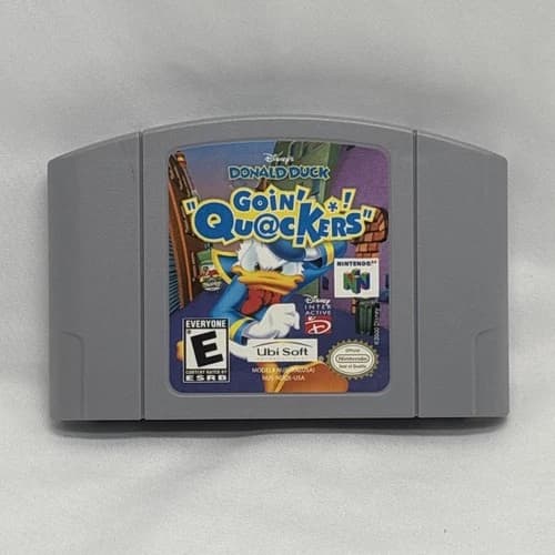 Disney's Donald Duck: Goin' Quackers (Nintendo 64, N64) Authentic Tested