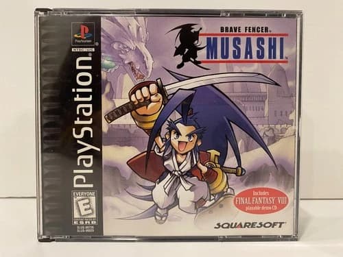 Brave Fencer Musashi (Sony PlayStation 1, 1998) CIB PS1 Demo and Manual!