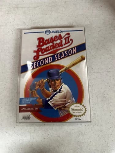 Bases Loaded II Nintendo NES CIB Complete - Free Shipping!!