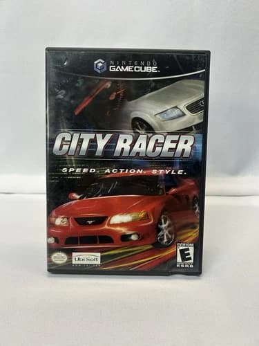 City Racer (Nintendo GameCube, 2003) Complete w Manual CIB Tested