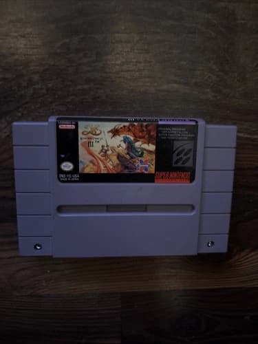 Ys III: Wanderers From Ys - Super Nintendo SNES - Authentic Working Cartridge🗡️