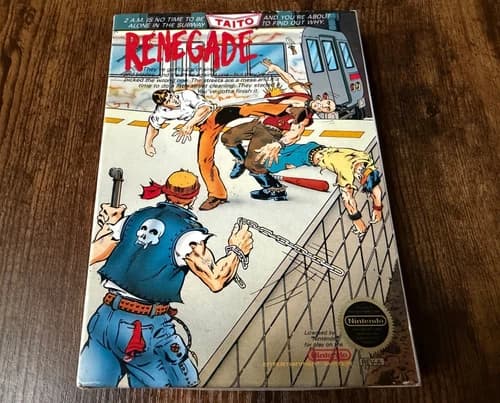 circle seal Renegade complete in box nintendo nes game