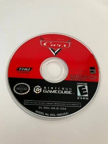 Disney Pixar: Cars (Nintendo GameCube, 2006) Disc Only