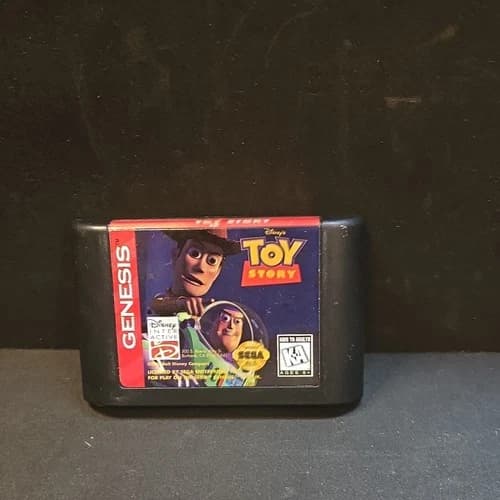 Disney Interactive Toy Story Sega Genesis Platformer 1995 Game Cartridge
