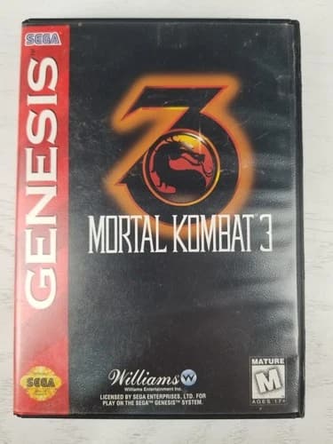 Mortal Kombat 3 (Sega Genesis, 1995) Complete In Box CIB