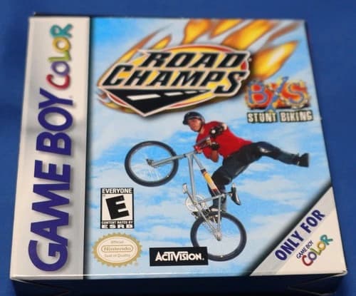 Road Champs BXS Stunt Biking (Nintendo Game Boy Color) ~ CIB Tested Working