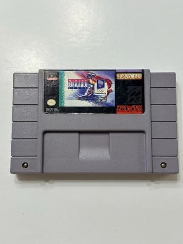 Olympic Winter Games: Lillehammer ‘94 (Super Nintendo SNES, 1994) Cartridge Only