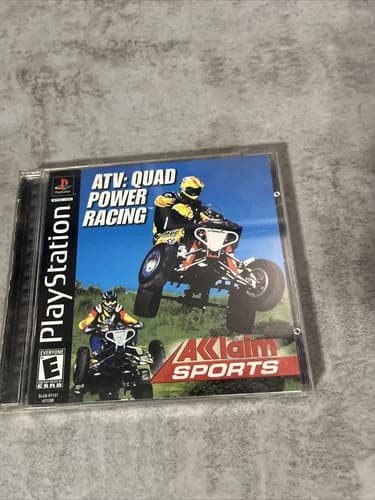 Atv Quad Power Racing - PS1 Complete Playstation Game CIB