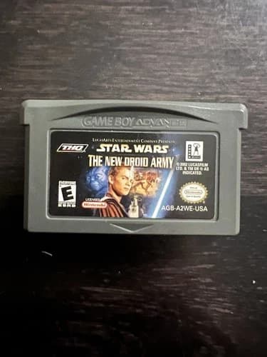 Star Wars The New Droid Army (Nintendo GBA, 2002) Authentic Tested Excellent