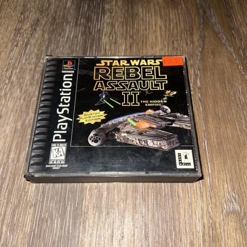 Star Wars: Rebel Assault II The Hidden Empire Black Label PlayStation 1 PS1 VGEX