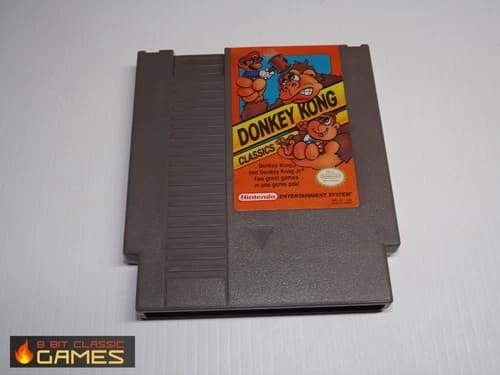 Donkey Kong Classics GAME ONLY - NINTENDO NES FAST SHIPPING! 526a