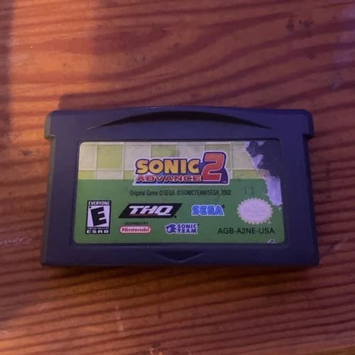 Sonic Advance 2 Nintendo Game Boy Advance SP Gameboy Game