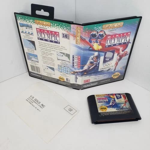 Winter Olympic Games (Sega Genesis) Cleaned & Tested