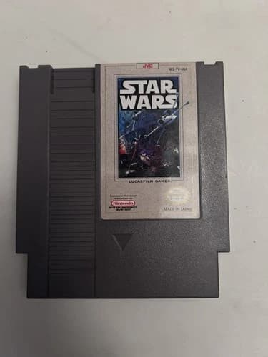 Star Wars NES-7V-USA Nintendo Entertainment System JVC Cartridge Rev A 1985