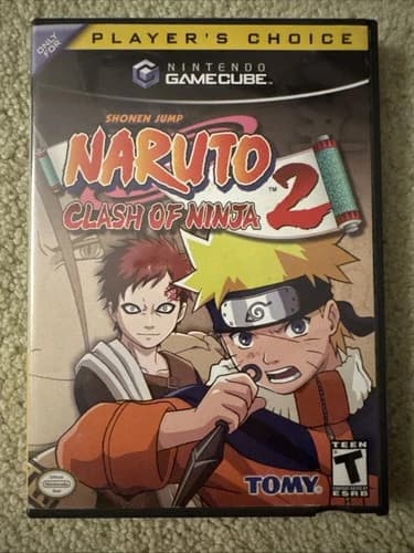 Naruto: Clash of Ninja 2 [Player's Choice] (Nintendo GameCube, 2006) - Complete!