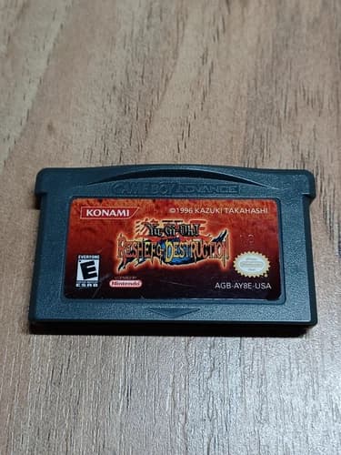 Yu-Gi-Oh! Reshef of Destruction 2004 Nintendo Gameboy Advance GBA Tested
