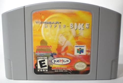 Topgear Hyper Bike (Nintendo 64 N64) Top Gear Authentic Tested Works Free Ship