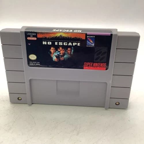 No Escape (Super Nintendo SNES) Tested - Authentic