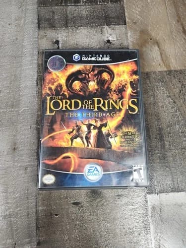 Lord of the Rings: The Third Age (Nintendo GameCube, 2004) Complete In Box CIB
